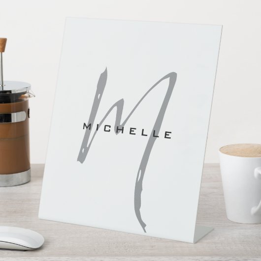 Monogramあなたの名前の特別なギフト愛するもの 台座サイン (インサイチュ)