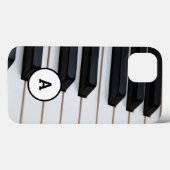 Monogramでピアノ鍵を閉じる Case-Mate iPhoneケース (裏面 (横))