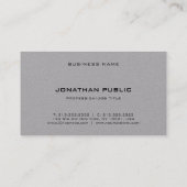 Monogramエレガントミニマリストテンプレート 名刺 (裏面)