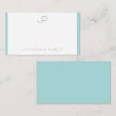 Monogramスタイリッシュテンプレートミニマルエレガント ノートカード (正面/裏面)