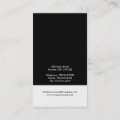 Monogramスタイリッシュ名刺 名刺 (裏面)