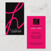 Monogramスタイリッシュ名刺 名刺 (正面/裏面)