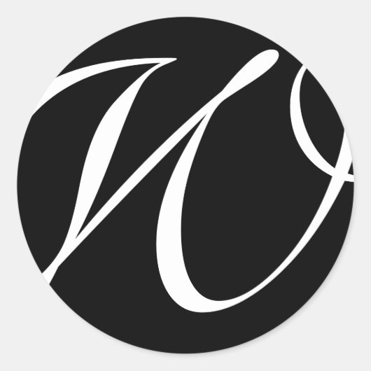 Monogramスタンプ| D1 ラウンドシール (正面)