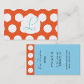 Monogramパターン（の模様が）ある名刺 名刺 (正面/裏面)