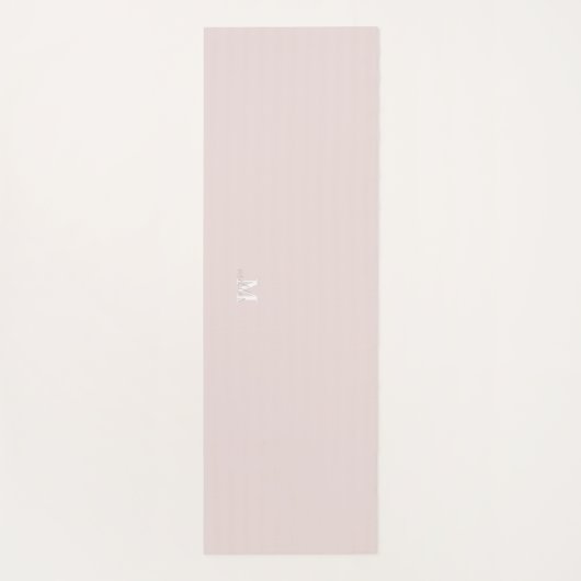 Monogramパーソナライズされたファミリ名 ヨガマット (裏面)
