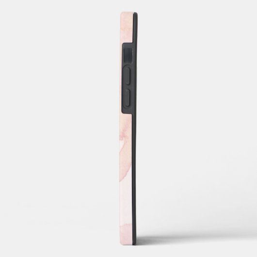 Monogramフローラ文字L金ゴールドスクリプトWatercolor Case-Mate iPhoneケース (裏面 / 左)