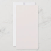 Monogramホワイトピンク日付を保存結婚する (裏面)