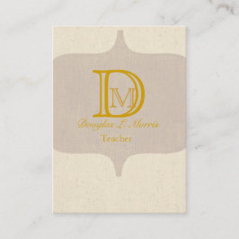 Monogramモダンヴィンテージ 名刺