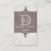 Monogramモダンヴィンテージ 名刺 (正面)