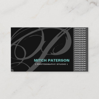 Monogramモダン写真家名刺 名刺