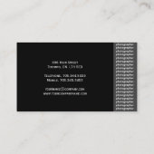 Monogramモダン写真家名刺 名刺 (裏面)