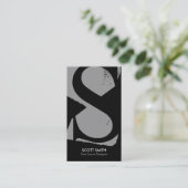 Monogramモダン名刺 名刺 (スタンド正面)