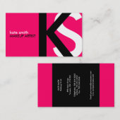 Monogramモダン名刺 名刺 (正面/裏面)