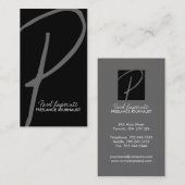 Monogramモダン名刺 名刺 (正面/裏面)