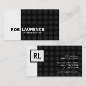 Monogramモダン名刺 名刺 (正面/裏面)