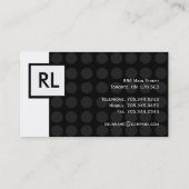 Monogramモダン名刺 名刺 (裏面)