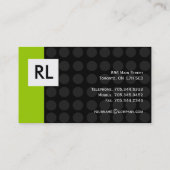 Monogramモダン名刺 名刺 (裏面)