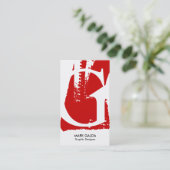 Monogramモダン名刺 名刺 (スタンド正面)