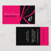 Monogramユニーク名刺 名刺 (正面/裏面)