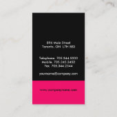 Monogramユニーク名刺 名刺 (裏面)