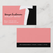 Monogramユニーク名刺 名刺 (正面/裏面)