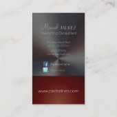 Monogram名刺つや消しスチフェイクール 名刺 (裏面)