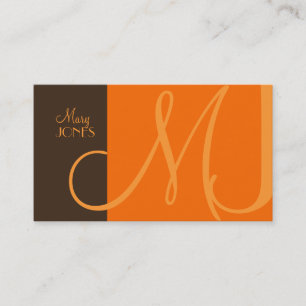Monogram名刺（遡及色） 名刺
