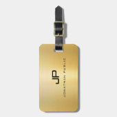 Monogram名金ゴールドルックテンプレートGlamor ラゲッジタグ (正面縦)