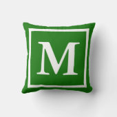 MONOGRAM無地のカスタムの写真を追加 クッション (裏面)
