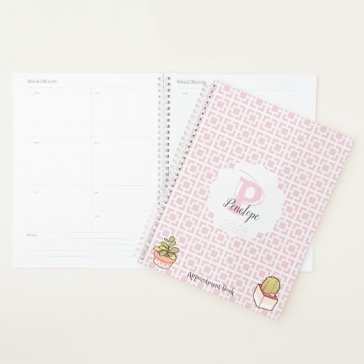 Monogram 2025 Appointment Book Pink  プランナー手帳 (ディスプレー)