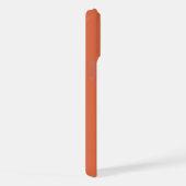 Monogram 2 Initials Pink & Red Minimalist iPhoneケース (右側面)