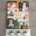Monogram 6フォトコラージュon Warm and Colorage キャンバスプリント<br><div class="desc">このキャンバス上に独自のフォトトレンディーを作成する。このテンプレートは、自分の写真を6枚ずつ追加するように設定されている。2つの正方形と4つの風景が上から時計回りに動作し離れている。また、あなたのモノグラムやイニシャルを追加することができ、これはカップルのファーストネームイニシャルであるか、あなたの家族の姓のための独身のイニシャル、などかどうかを選択することができる。あなたの写真は、燃えたオレンジスタイリッシュ色、ニュートラルなキノコのベージュと炭の灰色の暖かく背景に設定されている。写真のギフトや装飾の詳細については、私たちの店を参照してください。</div>