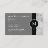 Monogram Accountant名刺 名刺 (正面)