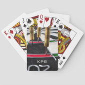 Monogram, Add Your Vertical Photo, Family Sports トランプ (裏面)