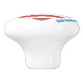 Monogram American USA Flag 7月4日Personalize セラミックノブ (側面)