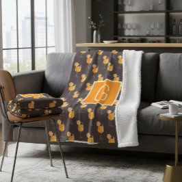 Monogram Aperol Spritz Fleece Blanket  シェルパブランケット