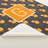 Monogram Aperol Spritz Fleece Blanket  シェルパブランケット (3/4)