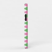 MONOGRAM ARGYLE PINK GREEN PATTERN Case-Mate iPhoneケース (裏面/右)