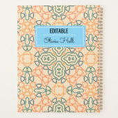 Monogram Back to School Supplies Teachers プランナー手帳 (裏面)