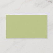 Monogram Band Tea & Cream名刺 名刺 (裏面)