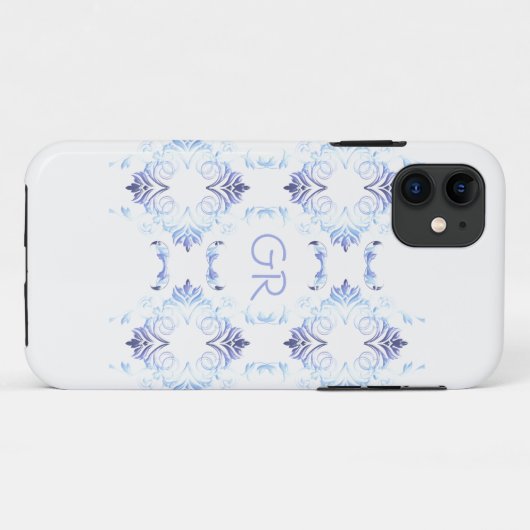 Monogram.Baroqueの要素 Case-Mate iPhoneケース (裏面(横))