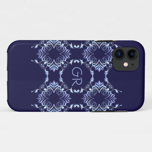 Monogram.Baroqueの要素 Case-Mate iPhoneケース (裏面(横))