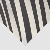 Monogram Black and Silver Striped Zebra Pattern 薄葉紙 (詳細)