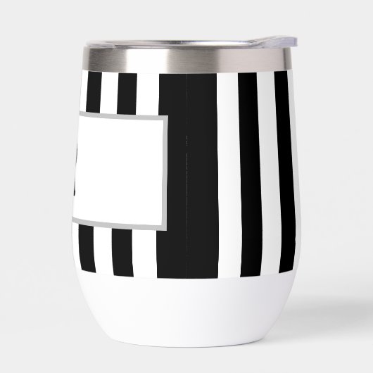 Monogram Black White Cabana Stripes (左面)