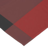 Monogram buffalo plaid ショートテーブルランナー (コーナー)