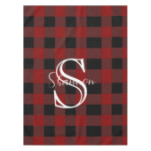 Monogram buffalo plaid テーブルクロス (正面)