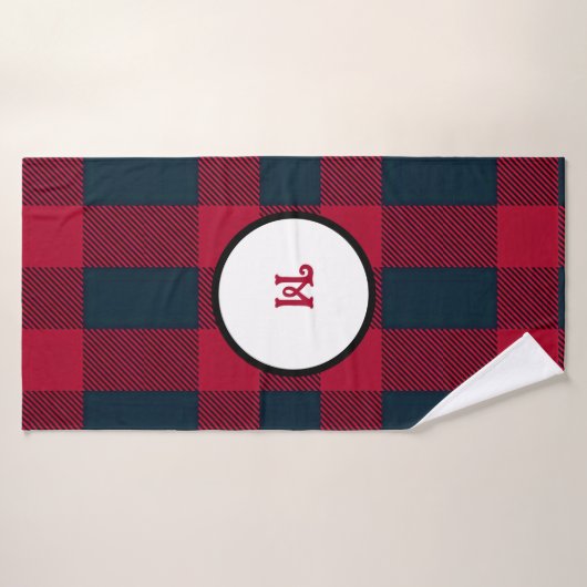 Monogram buffalo plaid Towel バスタオルセット (バスタオル)