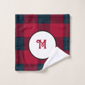 Monogram buffalo plaid Towel バスタオルセット (ウォッシュタオル)