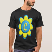 Monogram C  Colorful Flower Tシャツ (正面)
