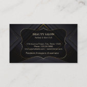 Monogram Calligraphy Gold Professional Makeup 名刺 (裏面)